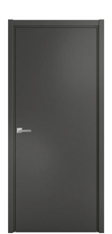 Дверь межкомнатная Porte 39-00 Цвет Ясень Антрацит Покрытие Шпон крашеный вертикаль Наличник L 50 Цена 41775