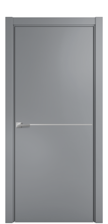 Дверь межкомнатная Слот 10-001 Цвет Гриджио Покрытие Эмаль  Наличник L 75 Цена 44028