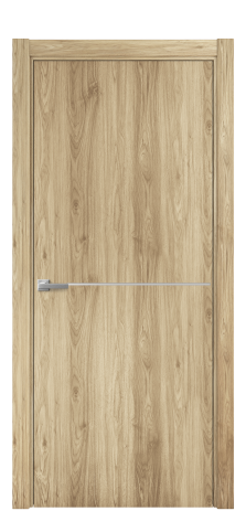 Дверь межкомнатная Slot 10-001 Цвет Орех светлый Покрытие ПВХ ПОД ДЕРЕВО Наличник L 75 Цена 31200