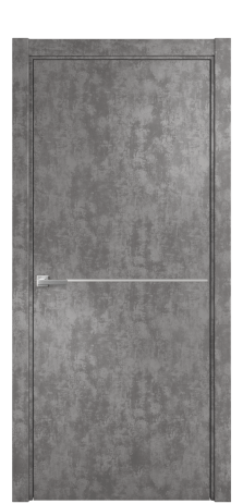 Дверь межкомнатная Slot 10-001 Цвет Ice cacao Покрытие ПВХ ORIGINAL Наличник L 75 Цена 31200