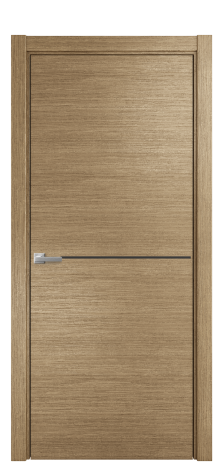 Дверь межкомнатная Slot 10-001 Цвет Дуб Янтарь Покрытие Шпон масло  Наличник L 75 Цена 51375