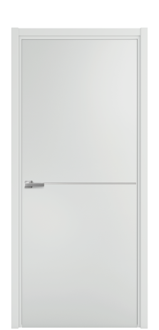 Дверь межкомнатная Slot 10-001 Цвет Облачный Покрытие Эмаль  Наличник L 50 Цена 39575