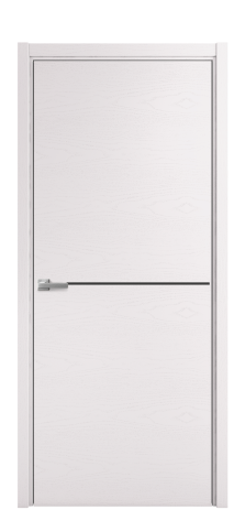 Дверь межкомнатная Slot 10-001 Цвет Ясень Крем Покрытие Шпон крашеный  Наличник L 50 Цена 42925