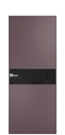 Дверь межкомнатная Ветро 11 Цвет Лиловый Покрытие Эмаль  Наличник Скрытый короб хром Цена 47048