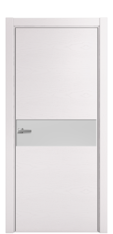 Дверь межкомнатная Ветро 11 Цвет Ясень Крем Покрытие Шпон крашеный  Наличник L 75 Цена 48775