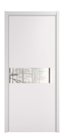 Дверь межкомнатная Vetro 11 Цвет Крем Покрытие Эмаль  Наличник L 50 Цена 45575