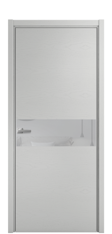 Дверь межкомнатная Ветро 11 Цвет Ясень Телегрей Покрытие Шпон крашеный  Наличник L 50 Цена 49275