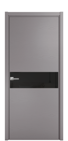 Дверь межкомнатная Ветро 11 Цвет Ясень Ирис Покрытие Шпон крашеный  Наличник L 50 Цена 48775