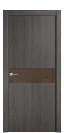 Дверь межкомнатная Vetro 11 Цвет Maderaira oak agate Покрытие ПВХ WOOD NATURAL Наличник L 75 Цена 24196
