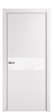 Дверь межкомнатная Vetro 11 Цвет Ясень Крем Покрытие Шпон крашеный  Наличник L 75 Цена 44150