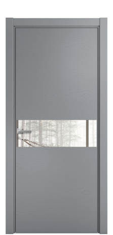 Дверь межкомнатная Vetro 11 Цвет Ясень Гриджио Покрытие Шпон крашеный  Наличник L 75 Цена 44150