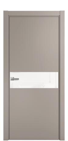 Дверь межкомнатная Vetro 11 Цвет Какао Покрытие Эмаль  Наличник L 75 Цена 40975