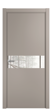 Дверь межкомнатная Vetro 11 Цвет Какао Покрытие Эмаль  Наличник L 75 Цена 40975