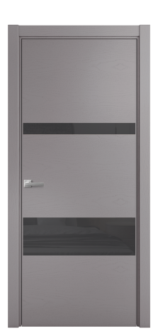 Дверь межкомнатная Vetro 12 Цвет Ясень Ирис Покрытие Шпон крашеный  Наличник L 75 Цена 44150