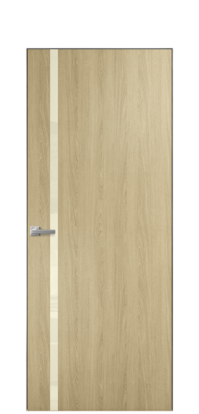 Дверь межкомнатная Vetro 13 Цвет Maderaira oak amber Покрытие ПВХ WOOD NATURAL Наличник Скрытый короб хром Цена 52000