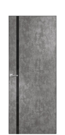 Дверь межкомнатная Vetro 13 Цвет Ice cacao Покрытие ПВХ ORIGINAL Наличник Скрытый короб хром Цена 38150