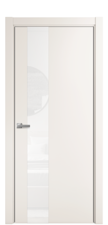 Дверь межкомнатная Vetro 14 Цвет Молочный Покрытие Эмаль  Наличник L 75 Цена 45575