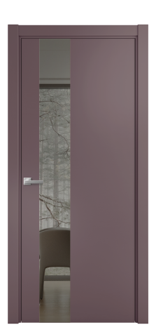 Дверь межкомнатная Ветро 14 Цвет Лиловый Покрытие Эмаль  Наличник L 75 Цена 47573