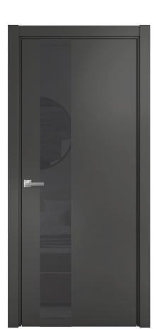 Дверь межкомнатная Ветро 14 Цвет Антрацит Покрытие Эмаль  Наличник L 75 Цена 47073