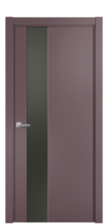 Дверь межкомнатная Ветро 14 Цвет Лиловый Покрытие Эмаль  Наличник L 75 Цена 47073