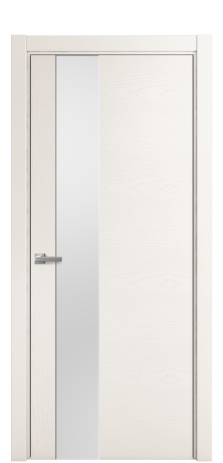 Дверь межкомнатная Ветро 14 Цвет Ясень Молочный Покрытие Шпон крашеный  Наличник L 75 Цена 48775