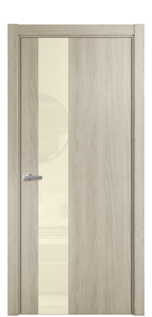 Дверь межкомнатная Vetro 14 Цвет Мадейра песок Покрытие ПВХ ПОД ДЕРЕВО Наличник L 75 Цена 34100