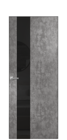 Дверь межкомнатная Vetro 14 Цвет Ice cacao Покрытие ПВХ ORIGINAL Наличник Скрытый короб хром Цена 42560