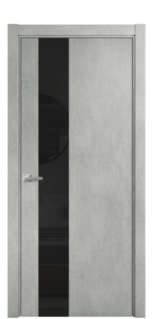 Дверь межкомнатная Vetro 14 Цвет Бетон серый Покрытие ПВХ ORIGINAL Наличник L 75 Цена 34100