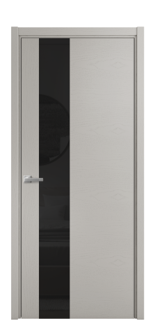 Дверь межкомнатная Vetro 14 Цвет Ясень Серый Шелк Покрытие Шпон крашеный  Наличник L 50 Цена 48025