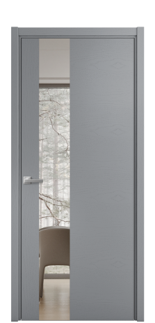 Дверь межкомнатная Vetro 14 Цвет Ясень Гриджио Покрытие Шпон крашеный  Наличник L 50 Цена 48025