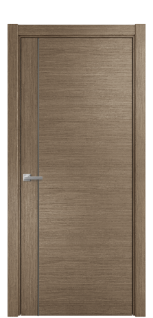 Дверь межкомнатная Ветро 17 Цвет Дуб Кофе Покрытие Шпон масло  Наличник L 75 Цена 53675