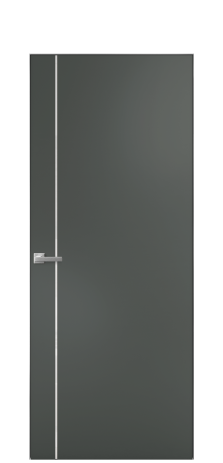 Дверь межкомнатная Vetro 17 Цвет Пихтовый Покрытие Эмаль  Наличник Скрытый короб хром Цена 63578