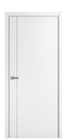 Дверь межкомнатная Ветро 17 Цвет Ясень Белый Покрытие Шпон крашеный  Наличник L 50 Цена 48175