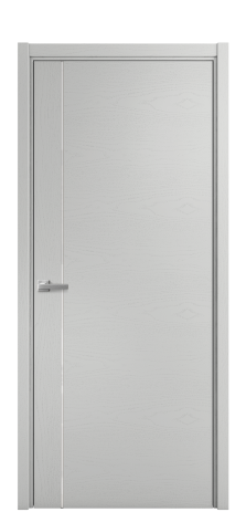 Дверь межкомнатная Ветро 17 Цвет Ясень Телегрей Покрытие Шпон крашеный  Наличник L 50 Цена 48175