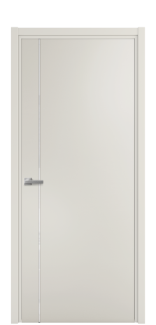 Дверь межкомнатная Vetro 17 Цвет Дымчатый Покрытие Эмаль  Наличник L 50 Цена 44675