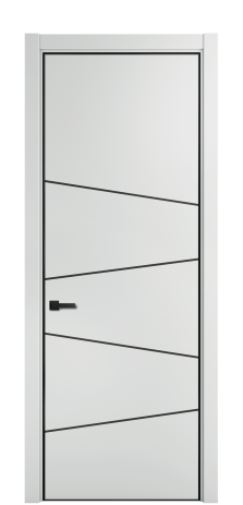Дверь межкомнатная Слот 10-004 Цвет Облачный Покрытие ЭМАЛИ Эмаль Наличник L 75 Цена 46729