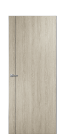 Дверь межкомнатная Slot 10-011 Цвет Maderaira oak sand Покрытие ПВХ WOOD NATURAL Наличник Скрытый короб хром Цена 46900