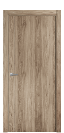 Дверь межкомнатная Slot 10-011 Цвет Орех смоук Покрытие ПВХ ПОД ДЕРЕВО Наличник L 75 Цена 31200