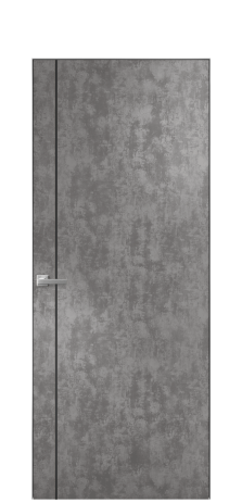 Дверь межкомнатная Slot 10-011 Цвет Ice cacao Покрытие ПВХ ORIGINAL Наличник Скрытый короб хром Цена 39660