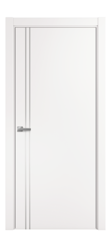 Дверь межкомнатная Slot 10-012 Цвет Вайт Покрытие ПВХ SOFT (ПЭТ) Наличник L 75 Цена 24500