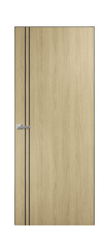Дверь межкомнатная Slot 10-012 Цвет Maderaira oak amber Покрытие ПВХ WOOD NATURAL Наличник Скрытый короб хром Цена 52510
