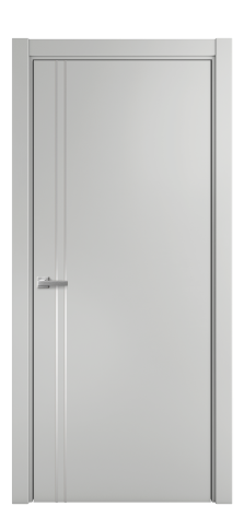 Дверь межкомнатная Слот 10-012 Цвет Телегрей Покрытие Эмаль  Наличник L 75 Цена 41525