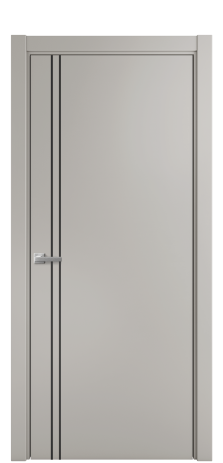 Дверь межкомнатная Слот 10-012 Цвет Серый Шелк Покрытие Эмаль  Наличник L 75 Цена 41525