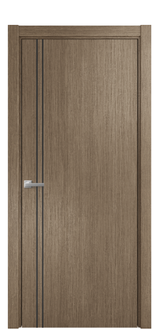 Дверь межкомнатная Слот 10-012 Цвет Дуб Кофе Покрытие Шпон масло  Наличник L 75 Цена 49975