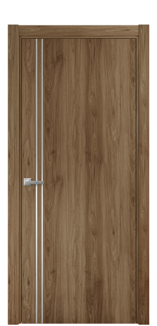 Дверь межкомнатная Slot 10-012 Цвет Орех NY классический Покрытие ПВХ WOOD NATURAL Наличник L 75 Цена 31200