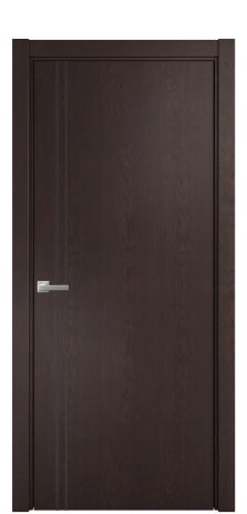 Дверь межкомнатная Slot 10-012 Цвет Дуб Марракеш Покрытие Шпон натуральный  Наличник Скрытый короб хром Цена 62310