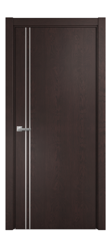 Дверь межкомнатная Slot 10-012 Цвет Мореный Дуб Покрытие Шпон натуральный  Наличник L 75 Цена 47350