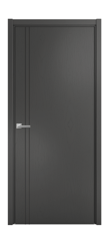 Дверь межкомнатная Слот 10-012 Цвет Ясень Антрацит Покрытие Шпон крашеный  Наличник L 50 Цена 44475