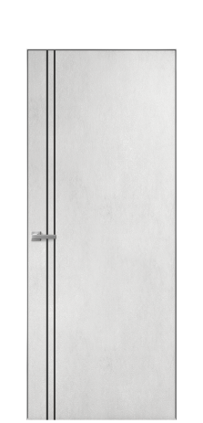Дверь межкомнатная Slot 10-012 Цвет Бетон известковый Покрытие ПВХ ORIGINAL Наличник Скрытый короб хром Цена 39660