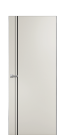 Дверь межкомнатная Slot 10-012 Цвет Дымчатый Покрытие Эмаль  Наличник Скрытый короб хром Цена 58660